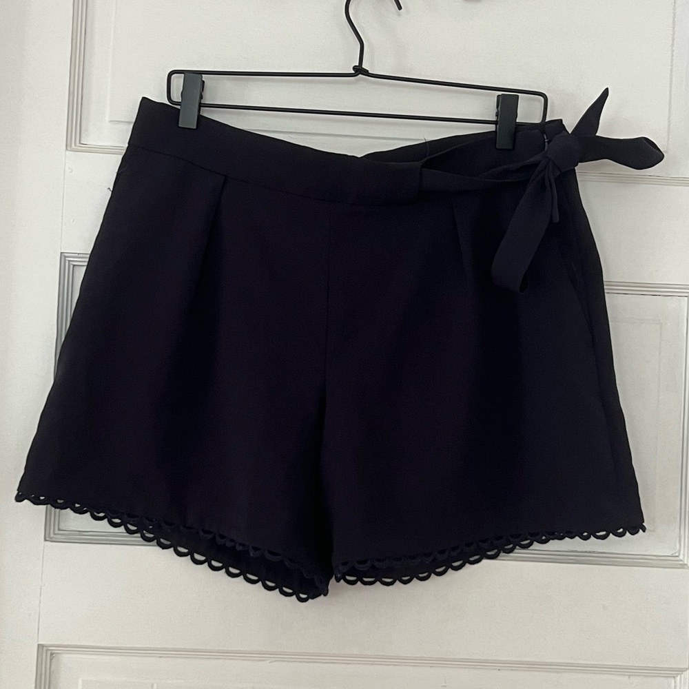 Banana Republic | Navy Blue Lace Trip Shorts